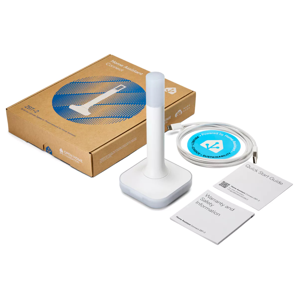 O Home Assistant Connect ZBT-2 é uma solução prática e eficiente para integrar dispositivos Zigbee, Thread ou Matter no seu ecossistema Home Assistant. Com antena otimizada e chipset de última geração.
