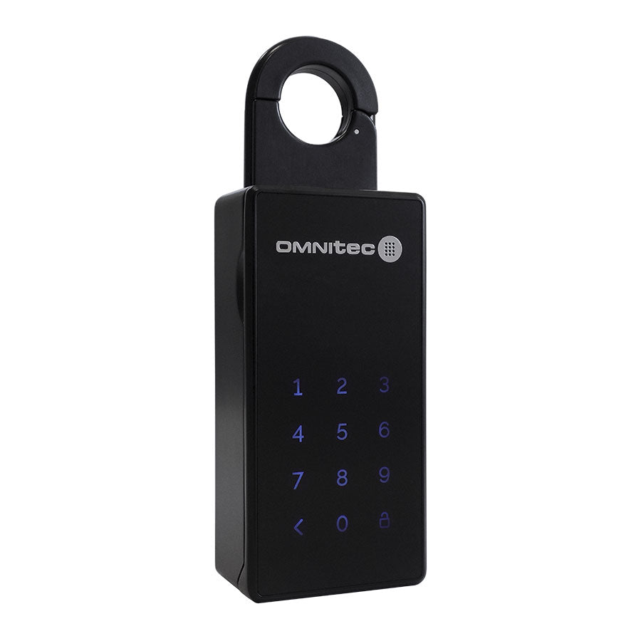Omnitec KeySafe Keychain Lock inteligente a través de PIN o código Bluetooth
