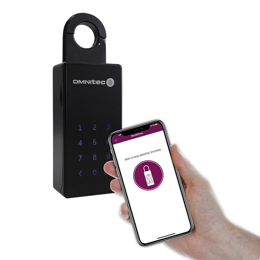 Bloqueo de llave inteligente Omnitec Keysafe a través de código PIN o Bluetooth