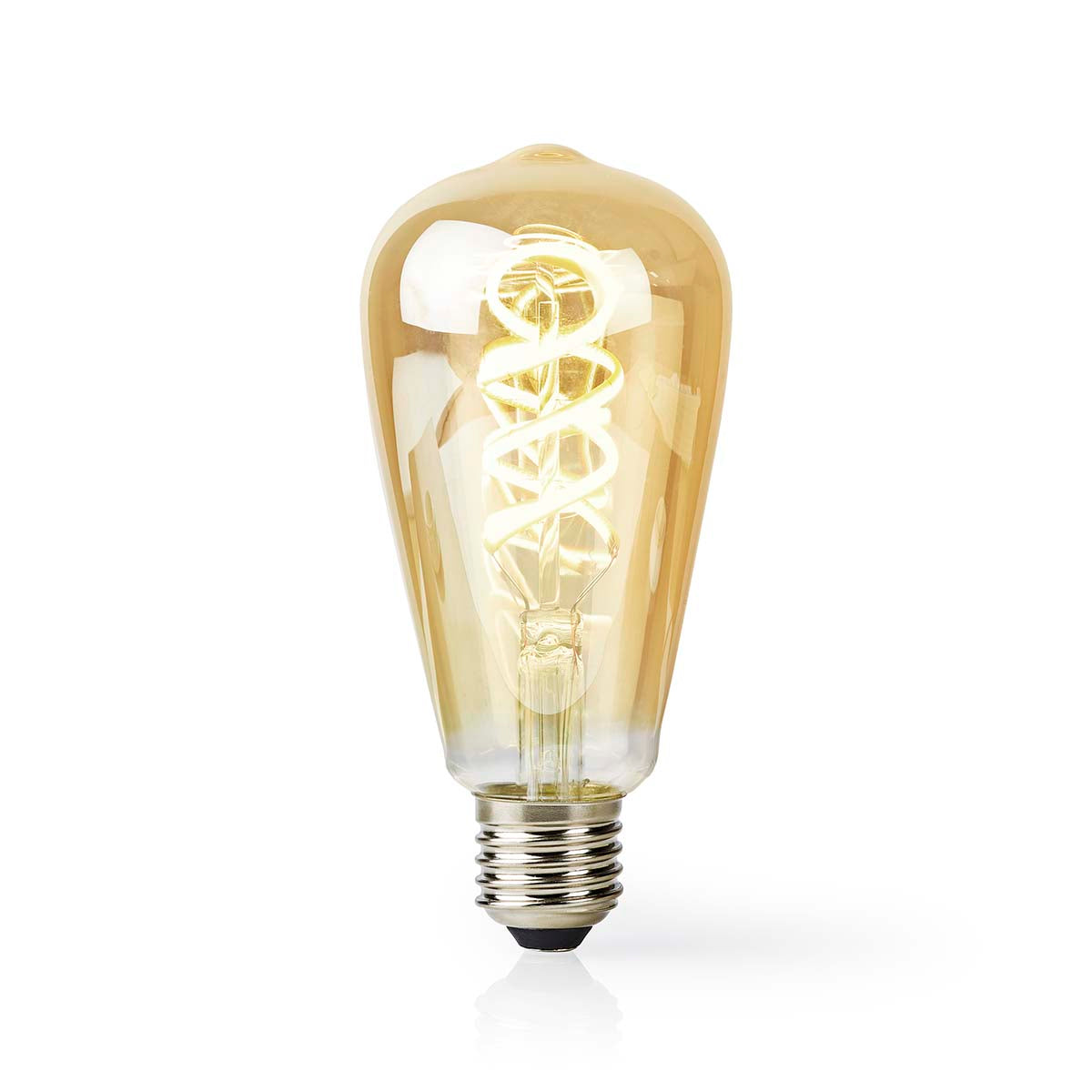 Ampoule à filament intelligente : contrôle de la luminosité via l’app, la voix (Google Home/Alexa) et la minuterie. Design classique et configuration facile.