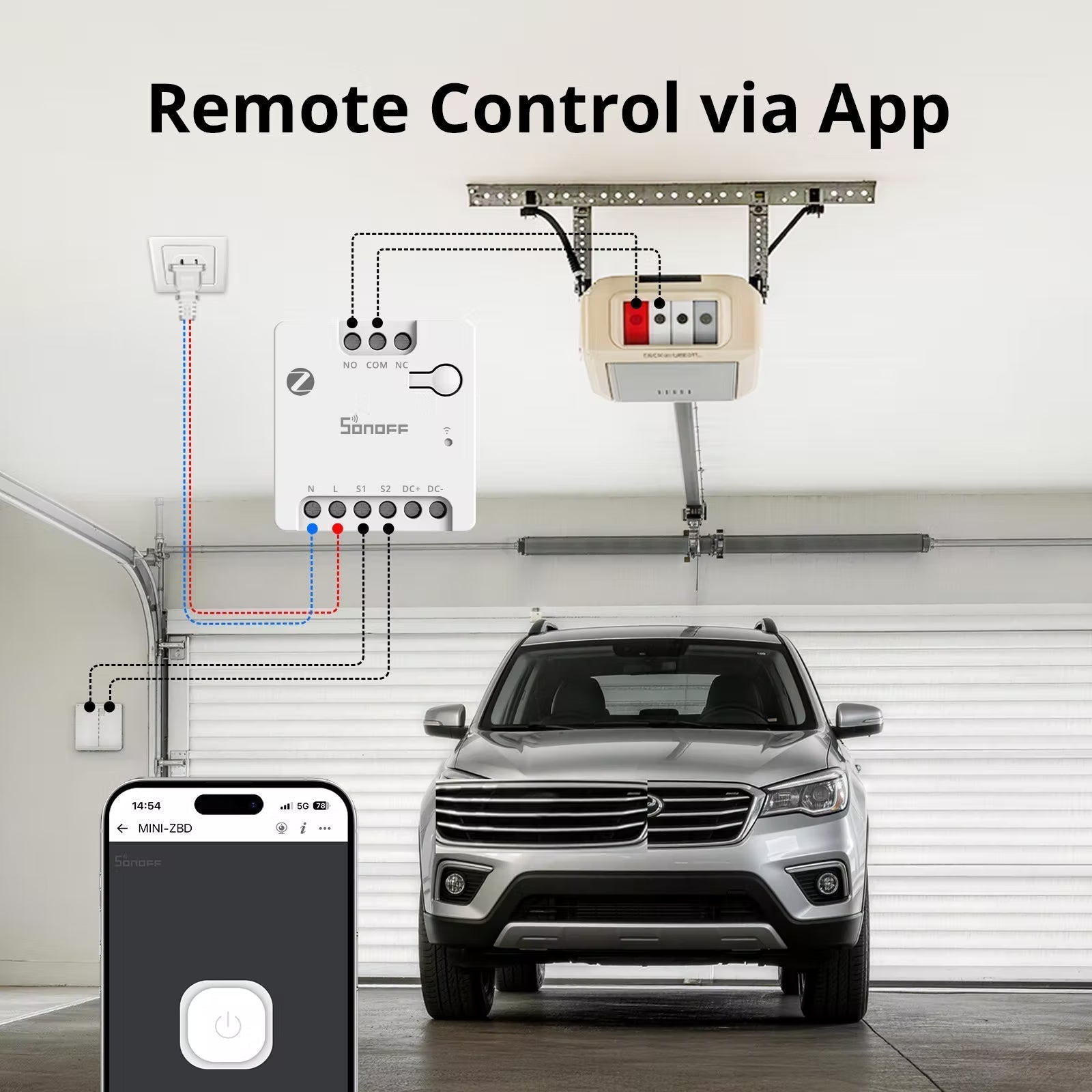 Sonoff MINI-ZBD - Zigbee Dry Contact Relay 