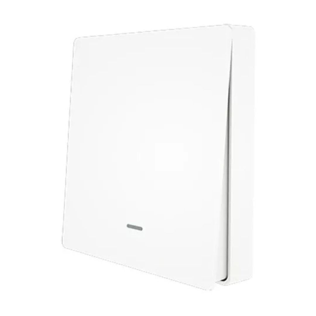 Interruptor sem fios MOES 1 canal, controle remoto de módulos de iluminação e persianas com alcance até 30 metros. Ideal para automação doméstica.