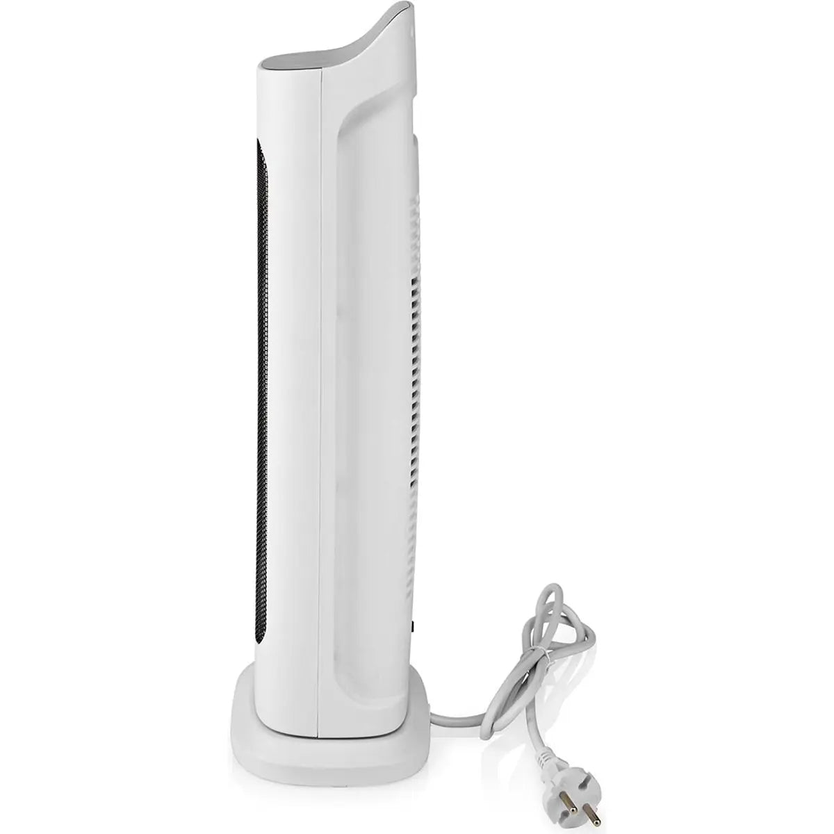 O Nedis HTFA20WTW é um aquecedor torre cerâmico inteligente que permite aquecer rapidamente e de forma eficiente divisões até 20 m². Equipado com elemento de aquecimento PTC cerâmico, oferece dois níveis de potência (1400 W e 2000 W), garantindo conforto térmico ajustado às suas necessidades.