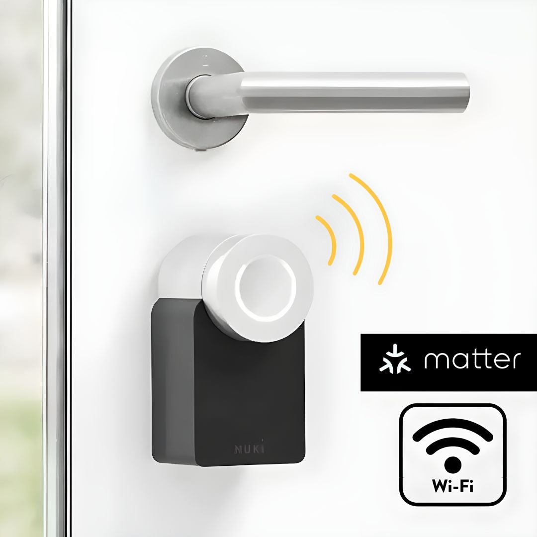 Nuki Smart Lock Pro BT/Wifi/Materia/Rosca - Cerradura Inteligente Digital Negro