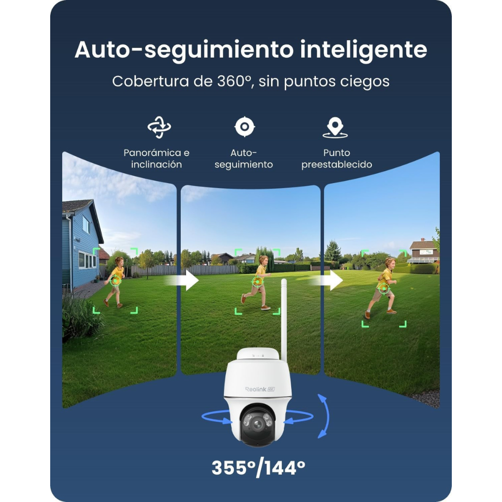 A Reolink Argus PT Ultra foi concebida para oferecer vigilância inteligente, prática e fiável em qualquer situação.