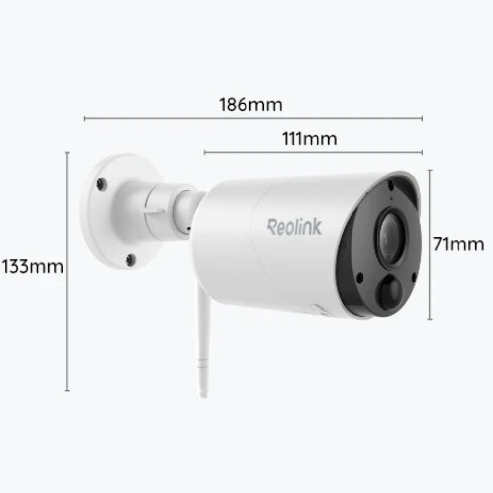 Reolink Argus Series B320 Solar Câmara de vigilância IP (WiFi) 3MP e painel solar