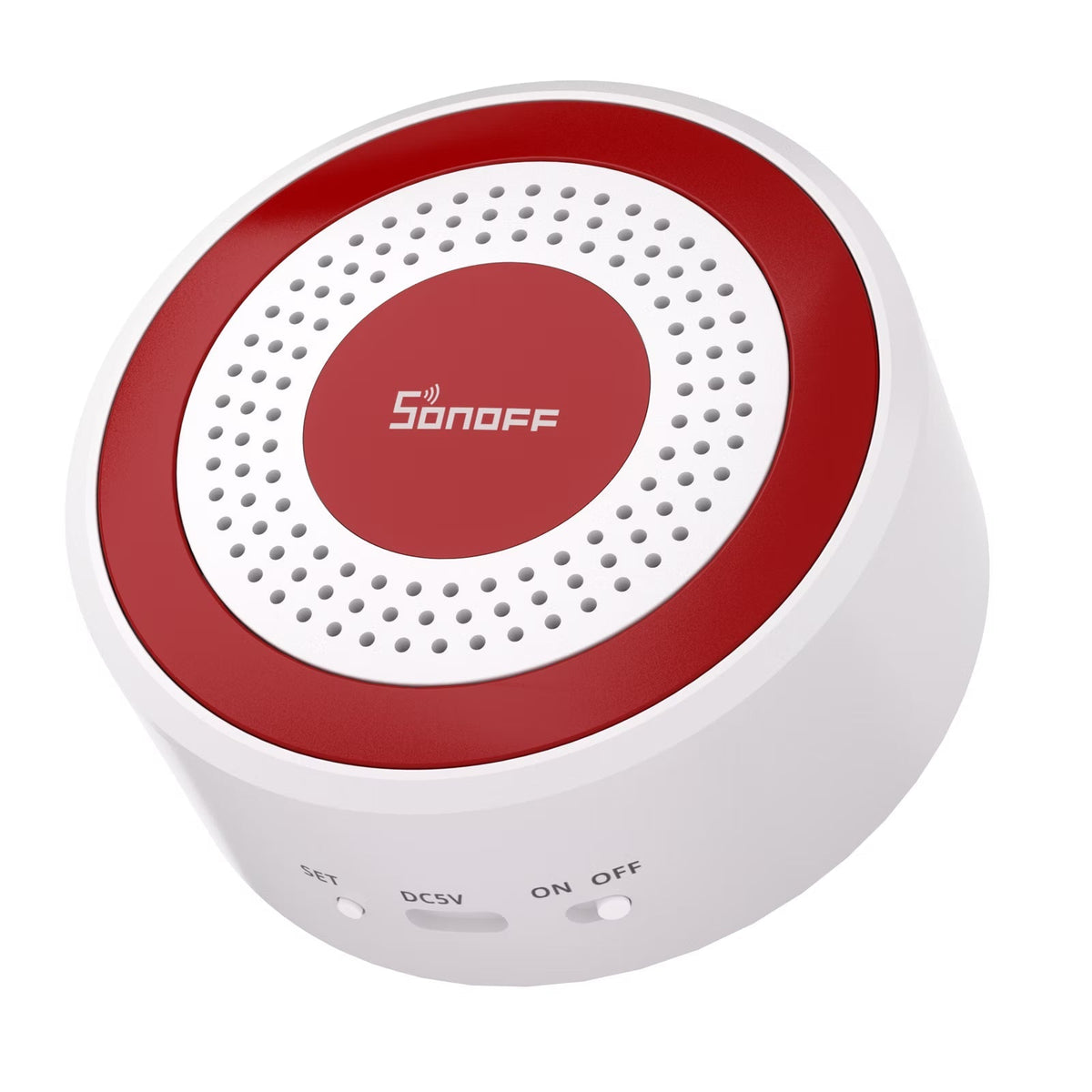 Sonoff SenseGuard SNZB-09P sirene Zigbee em perspetiva