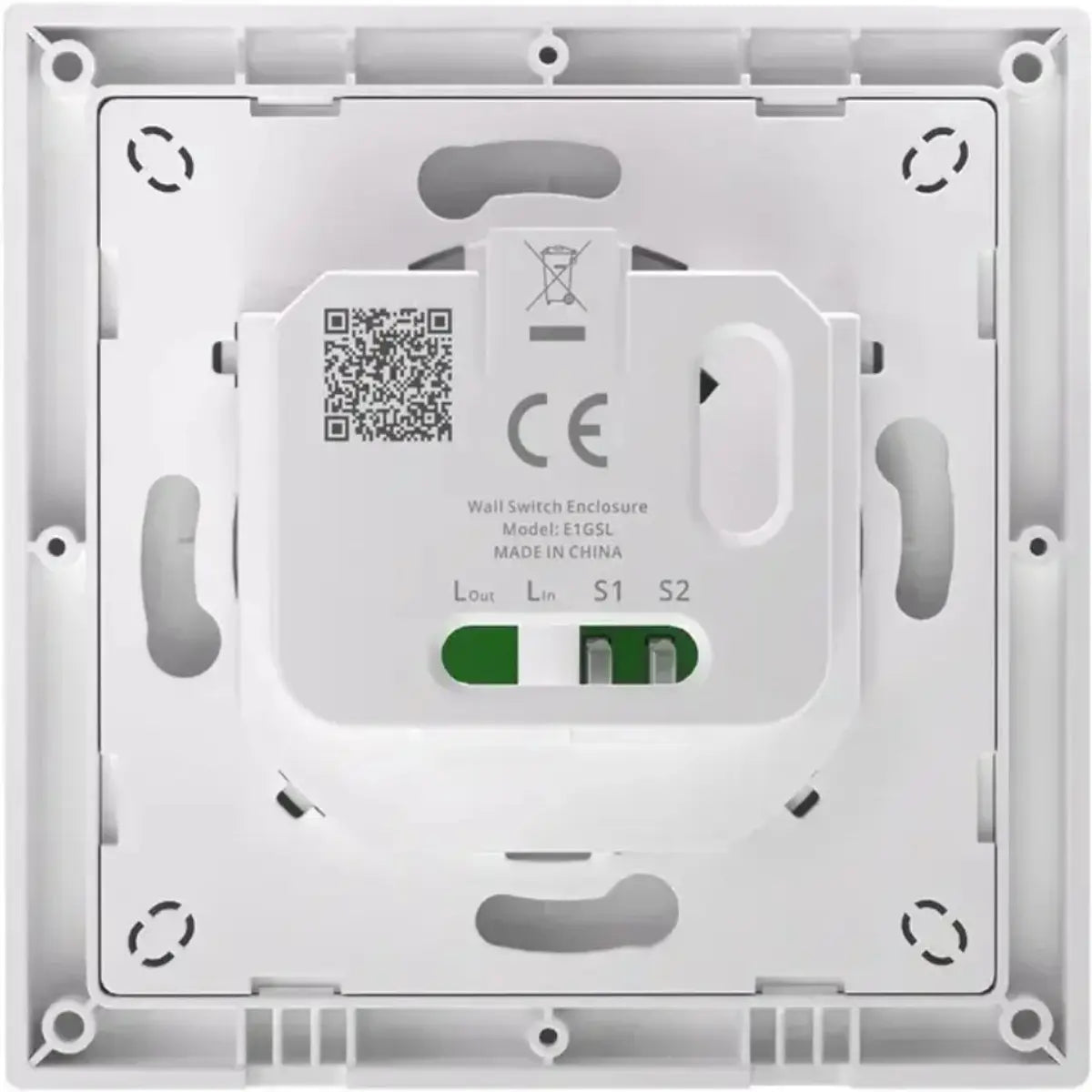 O SONOFF Fusion E1GSL é um interruptor de parede da série Fusion, concebido para utilização com o módulo SONOFF ZBMINIL2. Com um design moderno e minimalista, integra um botão tátil de micro-arco que proporciona uma resposta precisa e confortável ao toque. A sua construção em policarbonato (PC) ignífugo e resistente a riscos garante elevada durabilidade e segurança no uso diário.