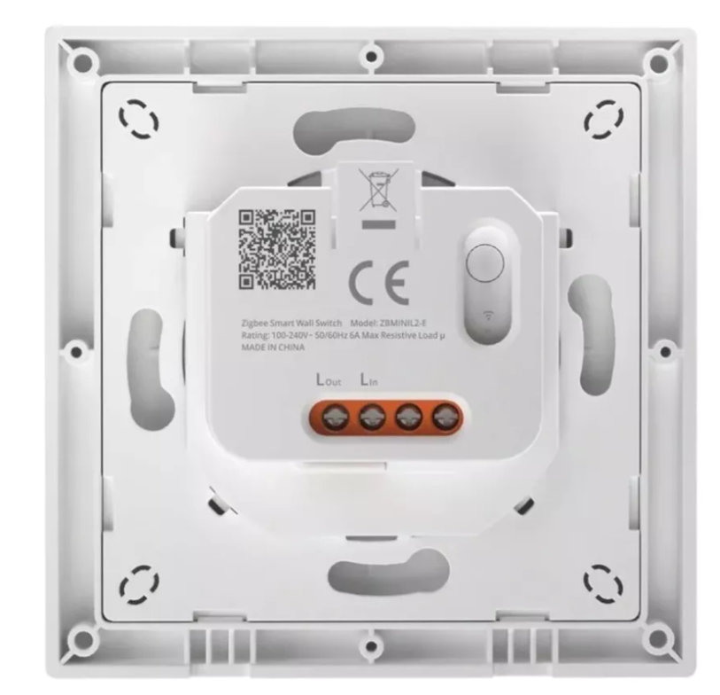 O SONOFF Orb-ZBW1L é um interruptor de parede inteligente Zigbee 3.0 de um canal, especialmente desenvolvido para funcionar sem fio neutro, tornando-o a escolha ideal para instalações de retrofit em casas antigas ou sistemas elétricos existentes, sem necessidade de alterar a cablagem.