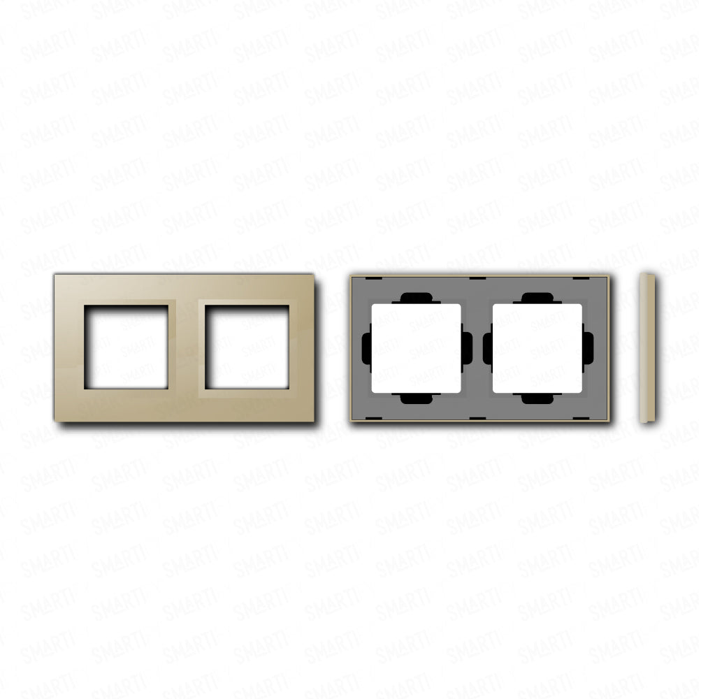 Smartify vPRO Espejo Doble (Marco + Marco) Dorado - SYPE20000DR 