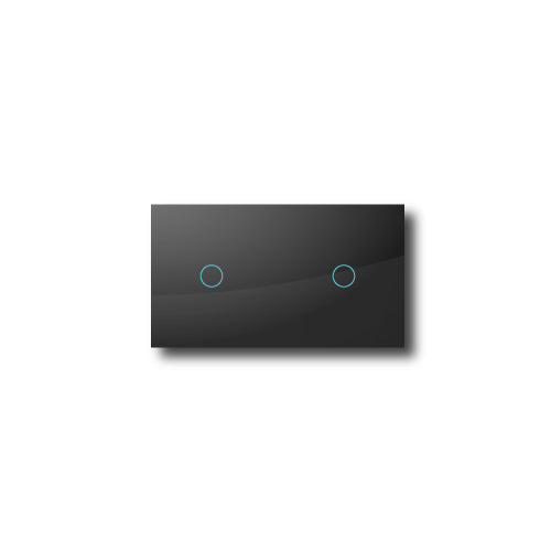 Smartify vPRO Espelho Duplo (1 botão + 1 botão) Preto - SYPE20101PR