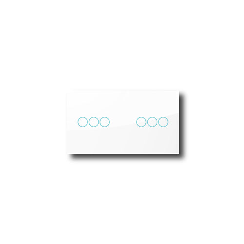 Smartify vPRO Espejo Doble (3 botones + 3 botones) Blanco - SYPE20303BR 