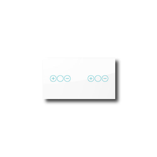 Smartify vPRO Espelho Duplo (Dimmer + Dimmer) Branco - SYPE21D1DBR