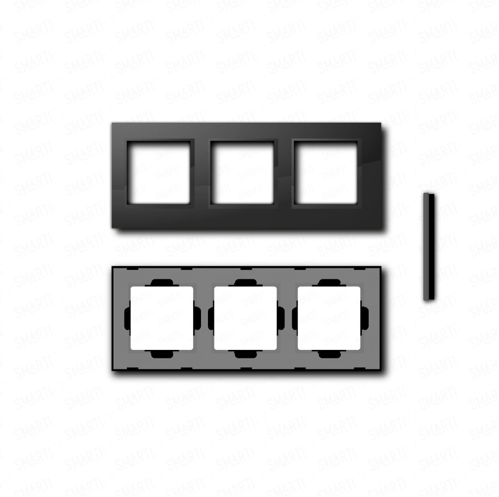 Smartify vPRO Espelho Triplo (Moldura + Moldura + Moldura) Preto - SYPE3000000PR
