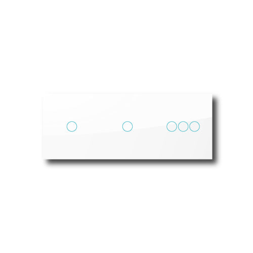 Smartify vPRO Espelho Triplo (1 botão + 1 botão + 3 botões) Branco - SYPE3010103BR