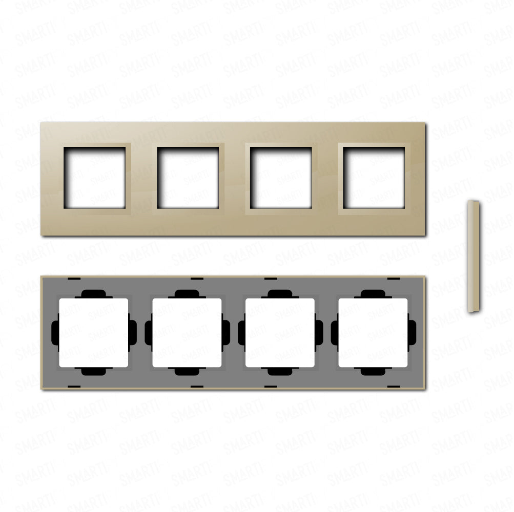 Smartify vPRO Miroir Quadruple (Cadre + Cadre + Cadre + Cadre) Doré - SYPE400000000DR 