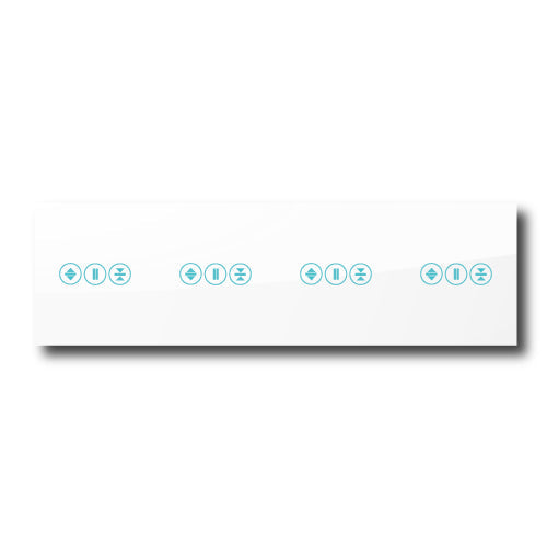 Smartify vPRO Miroir Quatre Volets (Stores + Stores + Stores + Stores) Blanc - SYPE4ESESESESBR 