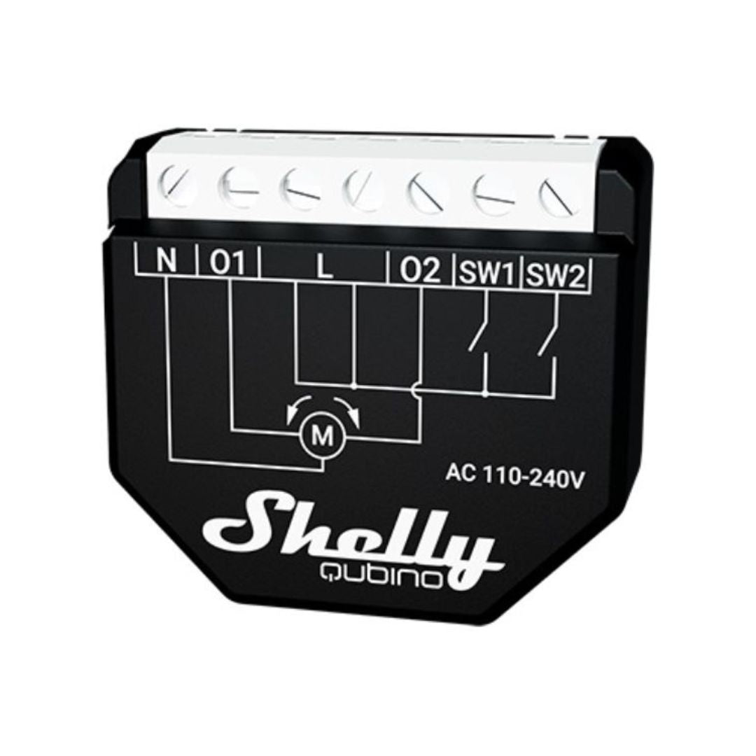 Automatiza os teus estores elétricos com o Shelly Qubino Z-Wave Shutter. Controla-os remotamente, mede o consumo de energia e usufrui da segurança S2.