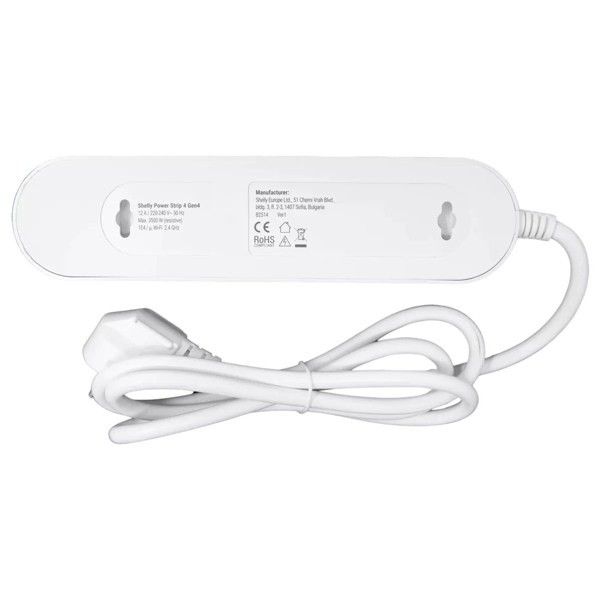 A Shelly Power Strip 4 Gen4 é uma régua inteligente de nova geração, criada para oferecer controlo total e monitorização independente de até quatro equipamentos elétricos. Compacta, moderna e altamente versátil, combina conectividade Wi-Fi, Bluetooth, Zigbee e Matter, permitindo integração perfeita com Apple HomeKit, Google Home, Alexa, SmartThings e plataformas de domótica como Home Assistant.