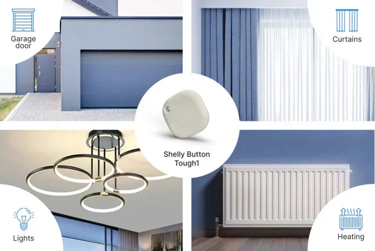 O Shelly BLU Button Tough 1 ZB é um botão inteligente portátil e resistente, desenvolvido para ativar dispositivos, cenas e automatizações de forma simples e imediata, sem necessidade de smartphone. 