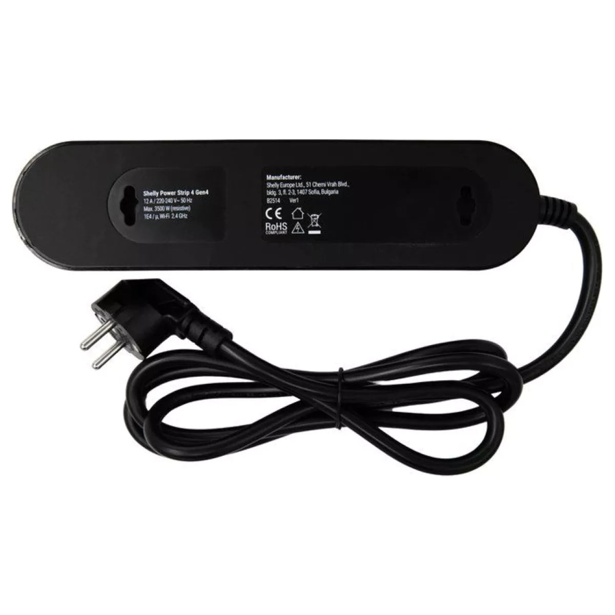 A Shelly Power Strip 4 Gen4 é uma régua de tomadas inteligentes de última geração, compacta, potente e extremamente versátil, ideal para controlar e monitorizar vários dispositivos elétricos de forma individual. Com suporte para Wi-Fi, Bluetooth, Zigbee e Matter, integra-se facilmente com os principais ecossistemas de automação doméstica, como Apple HomeKit, Alexa, Google Home e SmartThings.