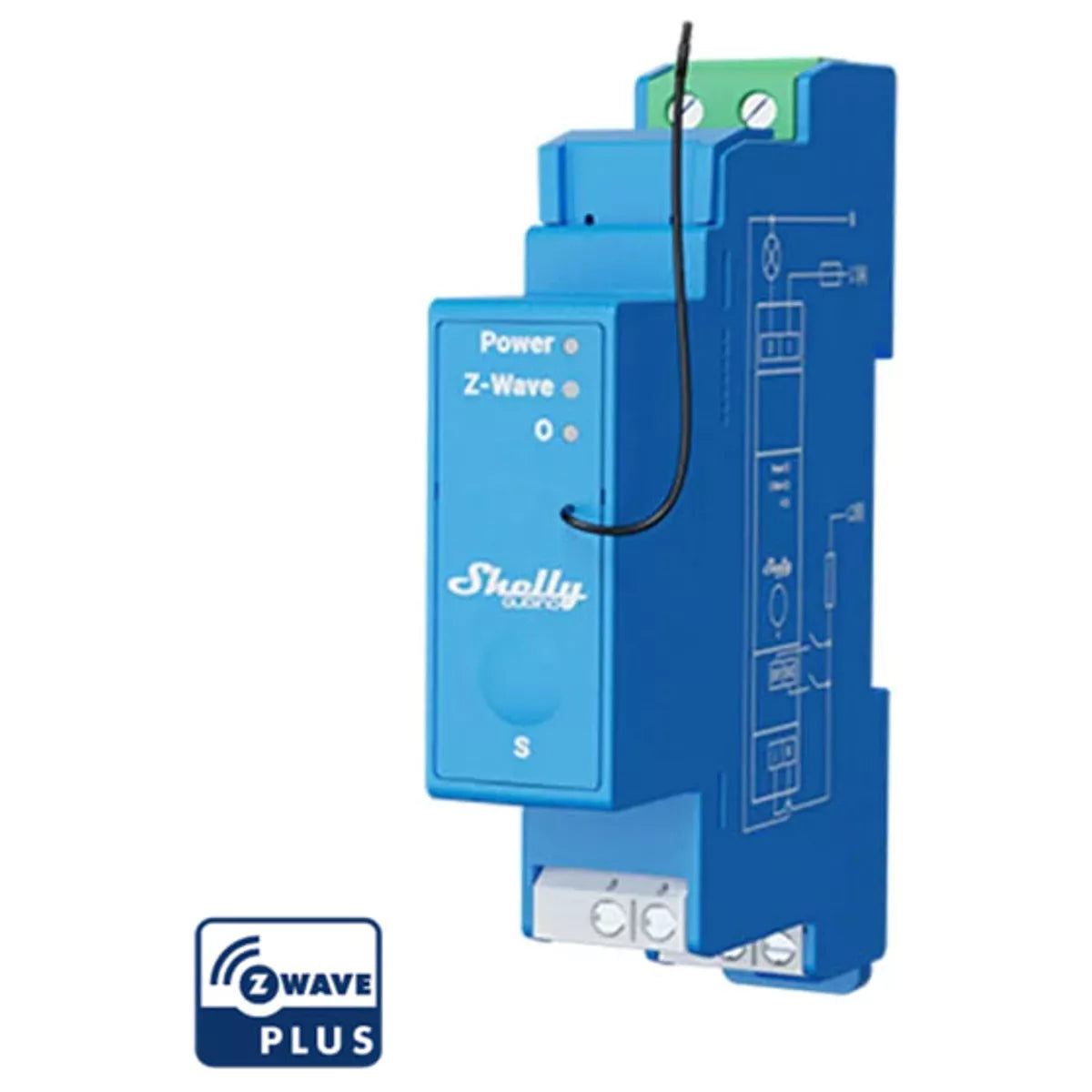 O Shelly Qubino Wave PRO 1 é um módulo profissional para automação, concebido para instalação em calha DIN dentro de quadros elétricos. Equipado com um relé de contacto seco (livre de potencial), permite comutar circuitos e dispositivos até 16 A, sendo ideal para sistemas residenciais ou projetos de controlo remoto mais avançados.