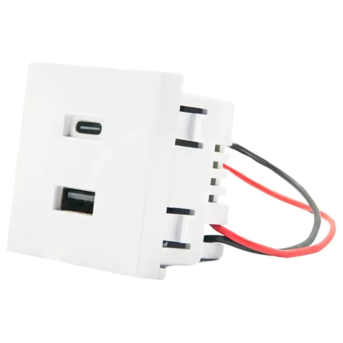 O Shelly USB Charger for Wall Display Stand é um módulo de alimentação compacto e eficiente, desenvolvido para fornecer carregamento direto e fiável a partir do suporte dos Shelly Wall Displays. Concebido para uma integração discreta, instala-se na parte traseira do suporte, mantendo a instalação limpa e organizada.