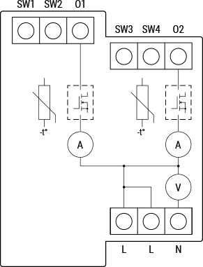 O Shelly Wave Pro Dimmer 2PM é um módulo dimmer inteligente de 2 canais, concebido para montagem em calha DIN, permitindo controlar e medir a potência de cada canal individualmente.