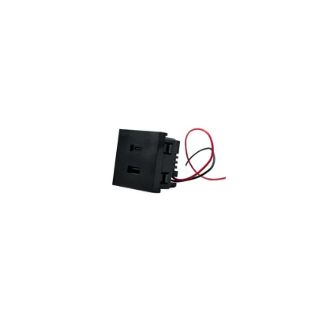 Shelly USB charger module (USB-A + USBC) Black - 20W for Wall Display ...