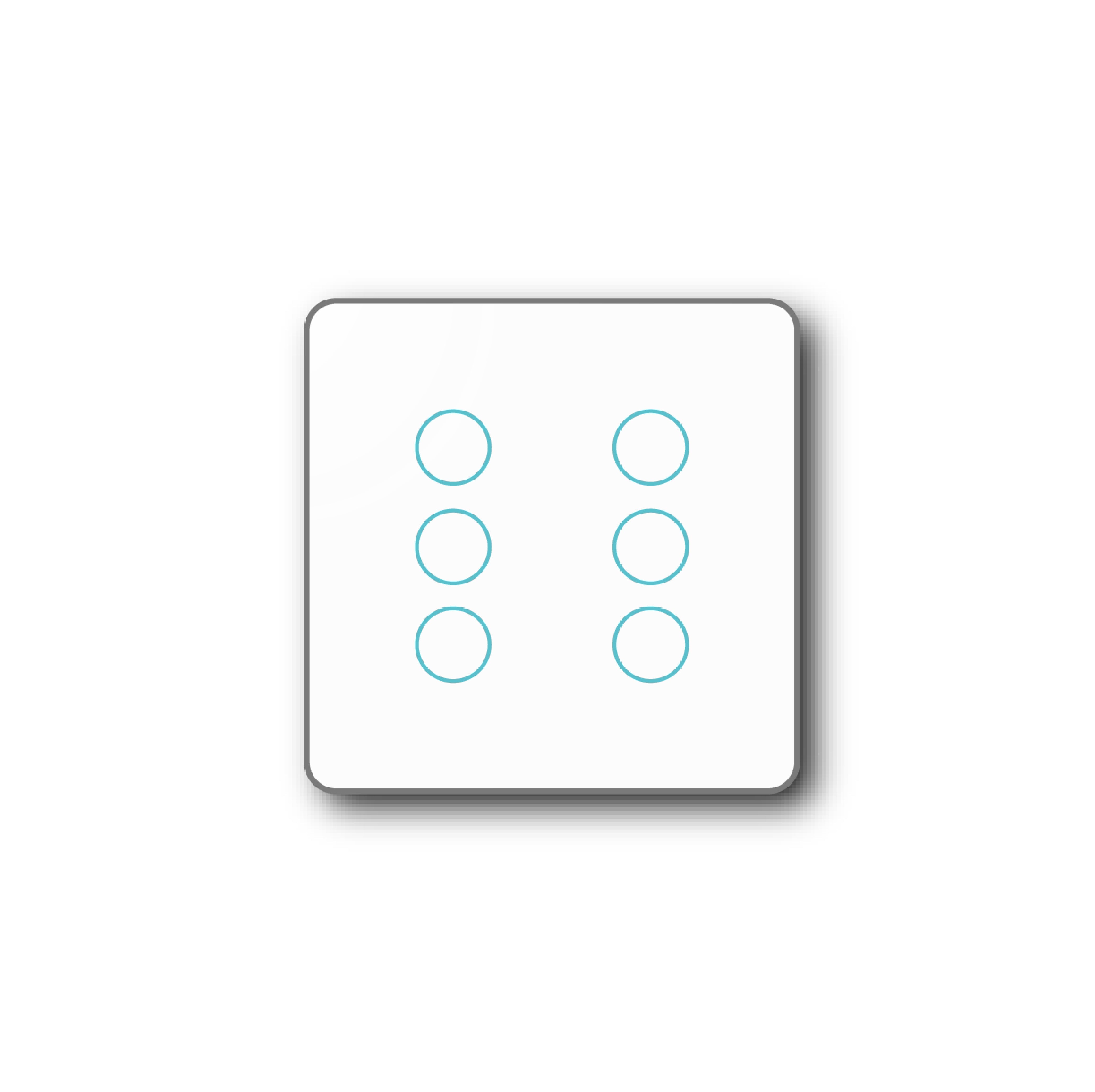 Smartify vPRO Comando de Cenários 6 Botões (18 Cenários) Branco 