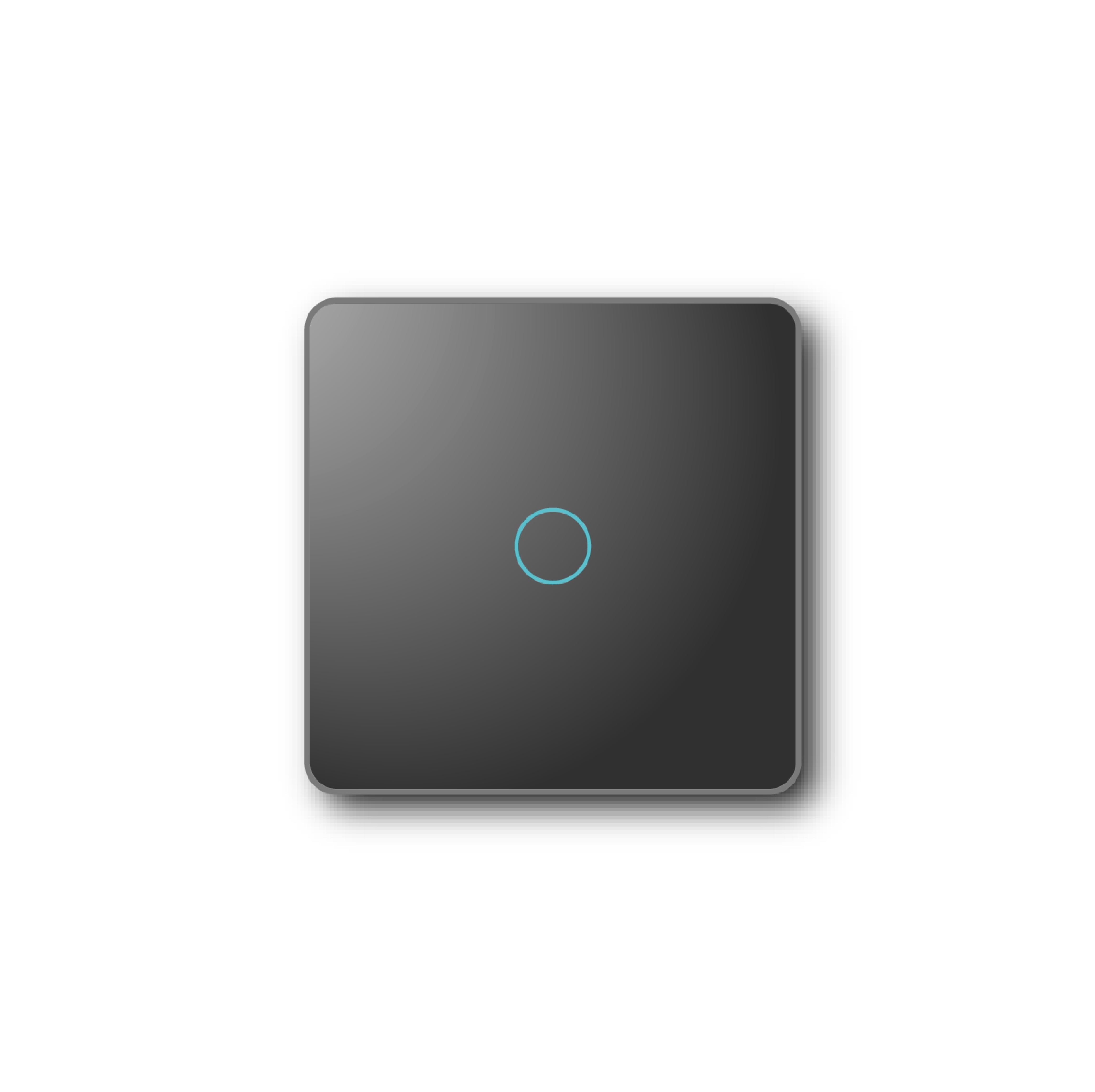 Smartify vPRO Comando de Cenários 1 Botão (3 Cenários) Preto 