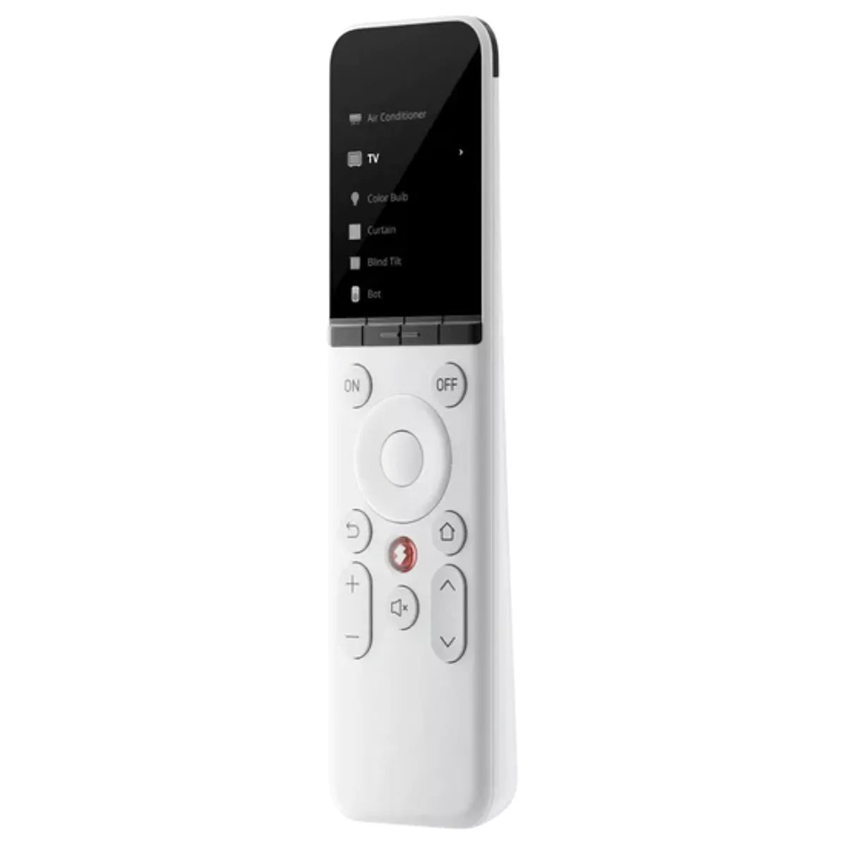 O SwitchBot Universal Remote é um controlo remoto inteligente e versátil, capaz de substituir até 25 comandos diferentes, permitindo controlar facilmente dispositivos infravermelhos como TVs, ar-condicionado, projetores e ventiladores, além de dispositivos Bluetooth como Apple TV, Fire TV e equipamentos da própria SwitchBot. 