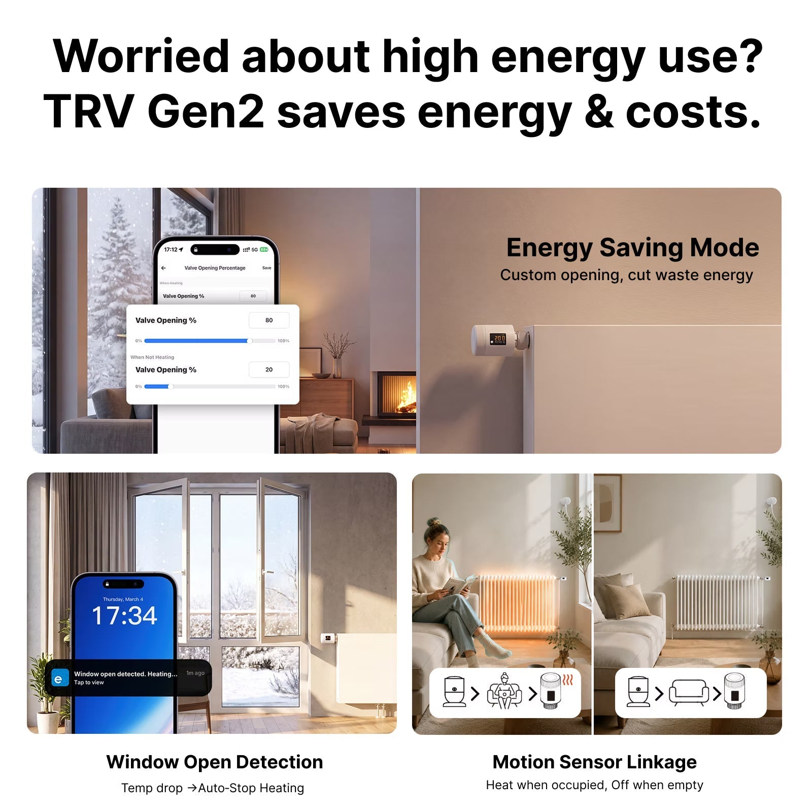 SONOFF TRV Gen2 TRV-ZBT - Valvula Termostatica Zigbee