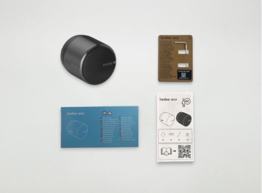 TEDEE GO2 Smart Lock Preto: Fechadura inteligente premium com abertura por smartphone, chaves virtuais e trava automática. Design premiado, materiais duráveis e integração com Apple Home, Google e Alexa. Instalação fácil!
