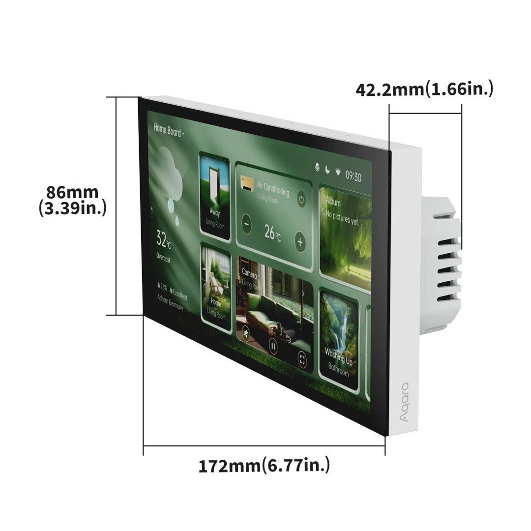 O Painel de Controlo Inteligente S1 Plus da Aqara é uma solução ideal para a gestão centralizada da sua casa. Com um ecrã tátil Wi-Fi, Zigbee 3.0 e Bluetooth