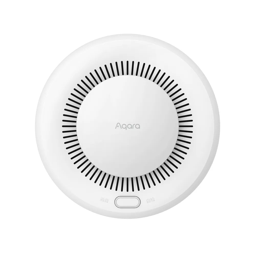 Sensor fotoelétrico que deteta fumo em fase inicial, com alarme sonoro e LEDs tricolores para avisos visuais e auditivos, garantindo maior segurança doméstica.