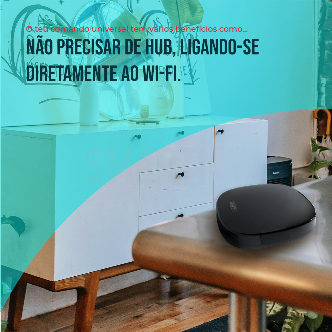 Comando Inteligente Universal Infravermelho WiFi Smartify - Smartify - Casa Inteligente - Smart Home - Domotica - Casas Inteligentes