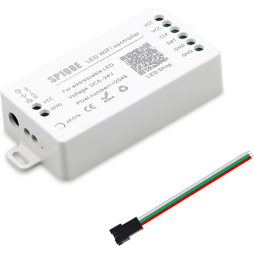 Controlador de LED SP108E: compacto