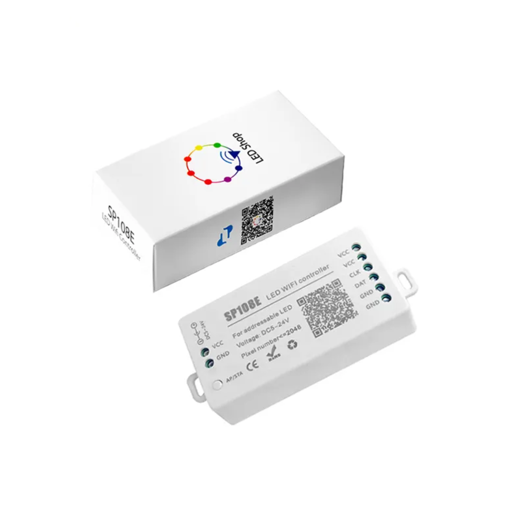 Controlador de LED SP108E: caixa