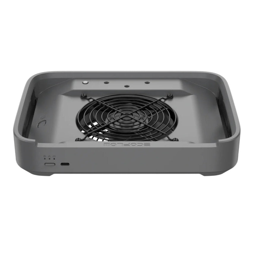 Base de Refrigeração Ecoflow Smart Cooling Deck para microinversor PowerStream, com arrefecimento rápido e eficiente, atingindo a temperatura ideal em 3 minutos