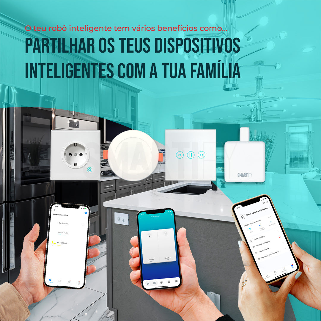 Fingerbot Bluetooth Inteligente Smartify - Smartify - Casa Inteligente - Smart Home - Domotica - Casas Inteligentes
