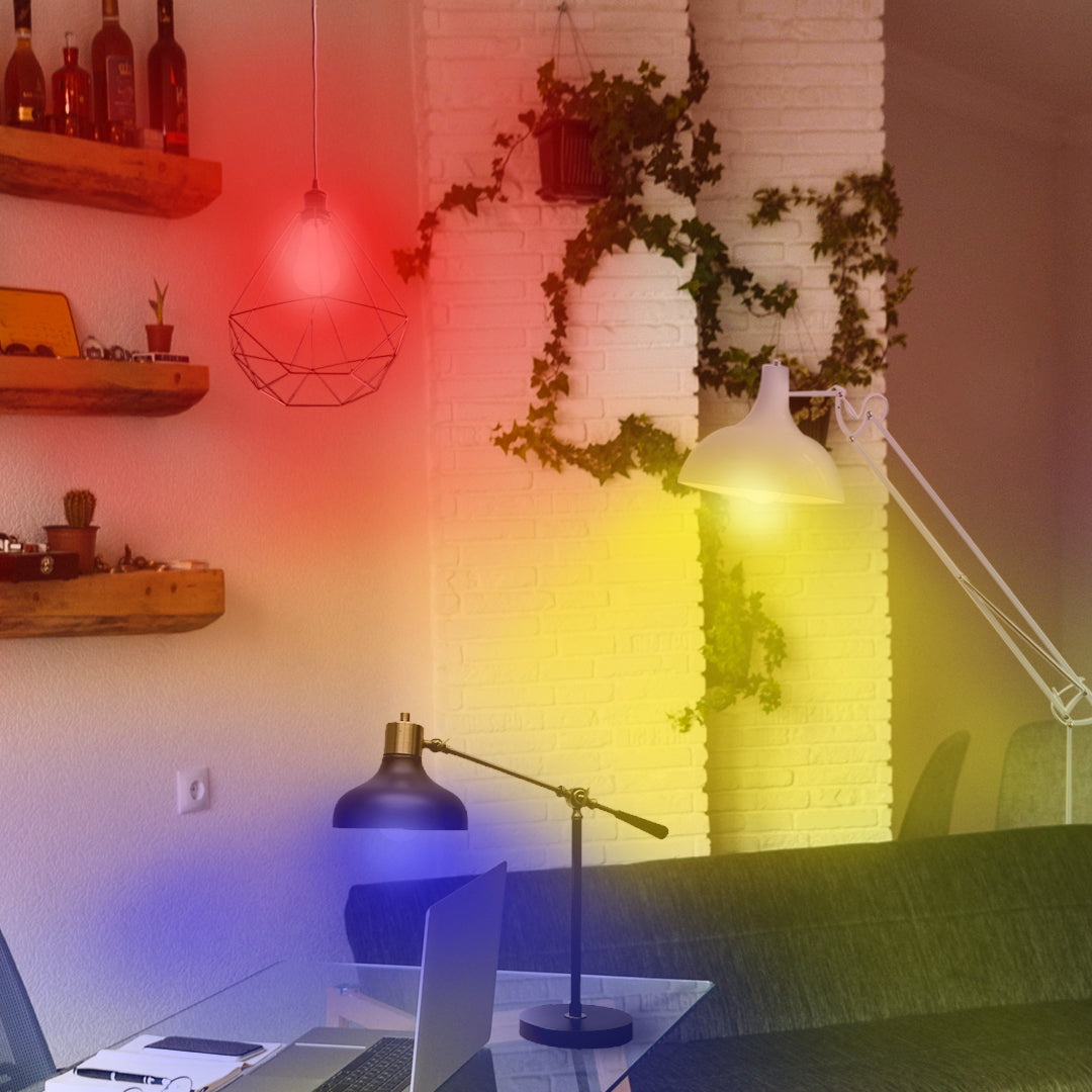 Lâmpada LED RGB - CCT (Cores + Branco) Inteligente E27 WiFi Smartify - Smartify - Casa Inteligente - Smart Home - Domotica - Casas Inteligentes