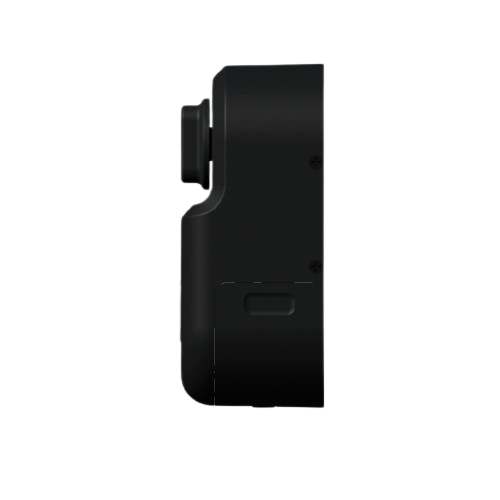 Fechadura inteligente retrofit lock Igloohome: lateral com um design moderno.