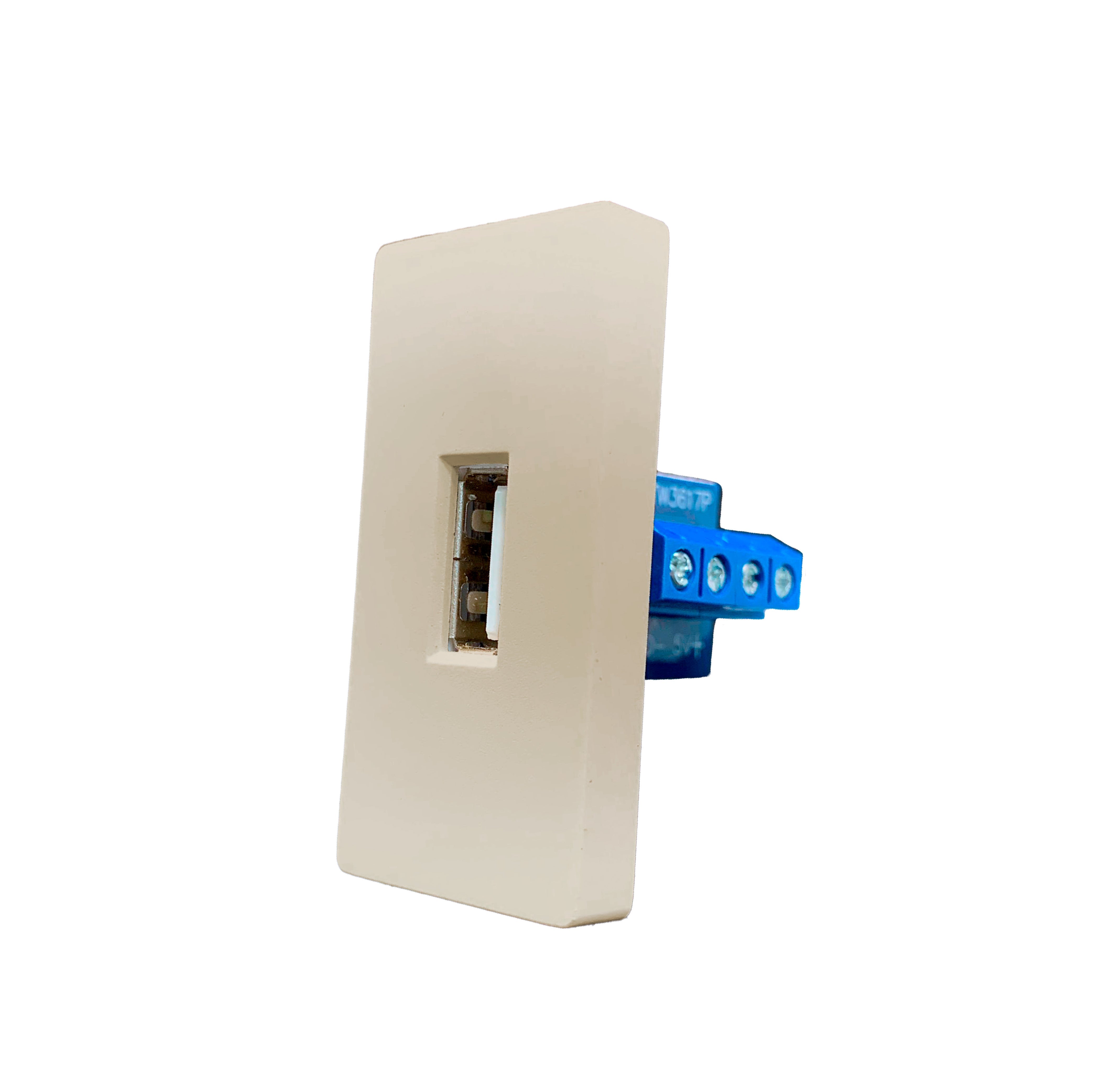 Smartify vPRO Meio Módulo USB-A c/ Transferência de Dados Dourado - modelo compacto.