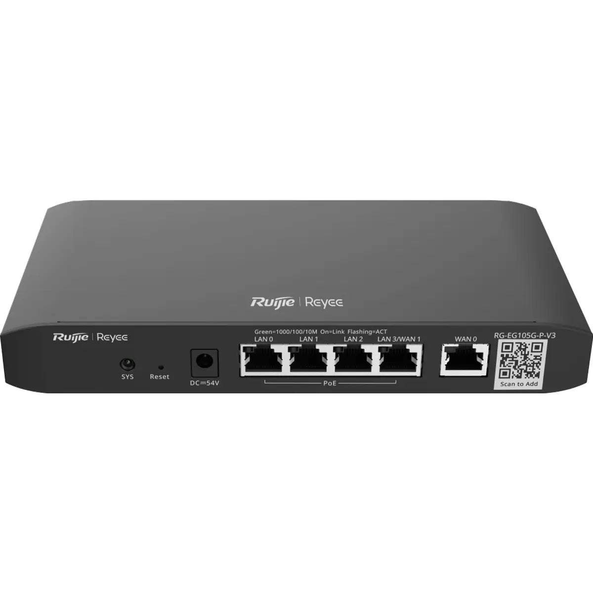 Reyee RG-EG105G-P V3 - Router Cloud PoE Gigabit - imagem 2
