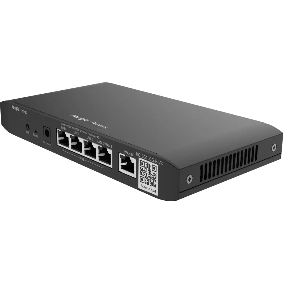 Reyee RG-EG105G-P V3 - Router Cloud PoE Gigabit - imagem 3