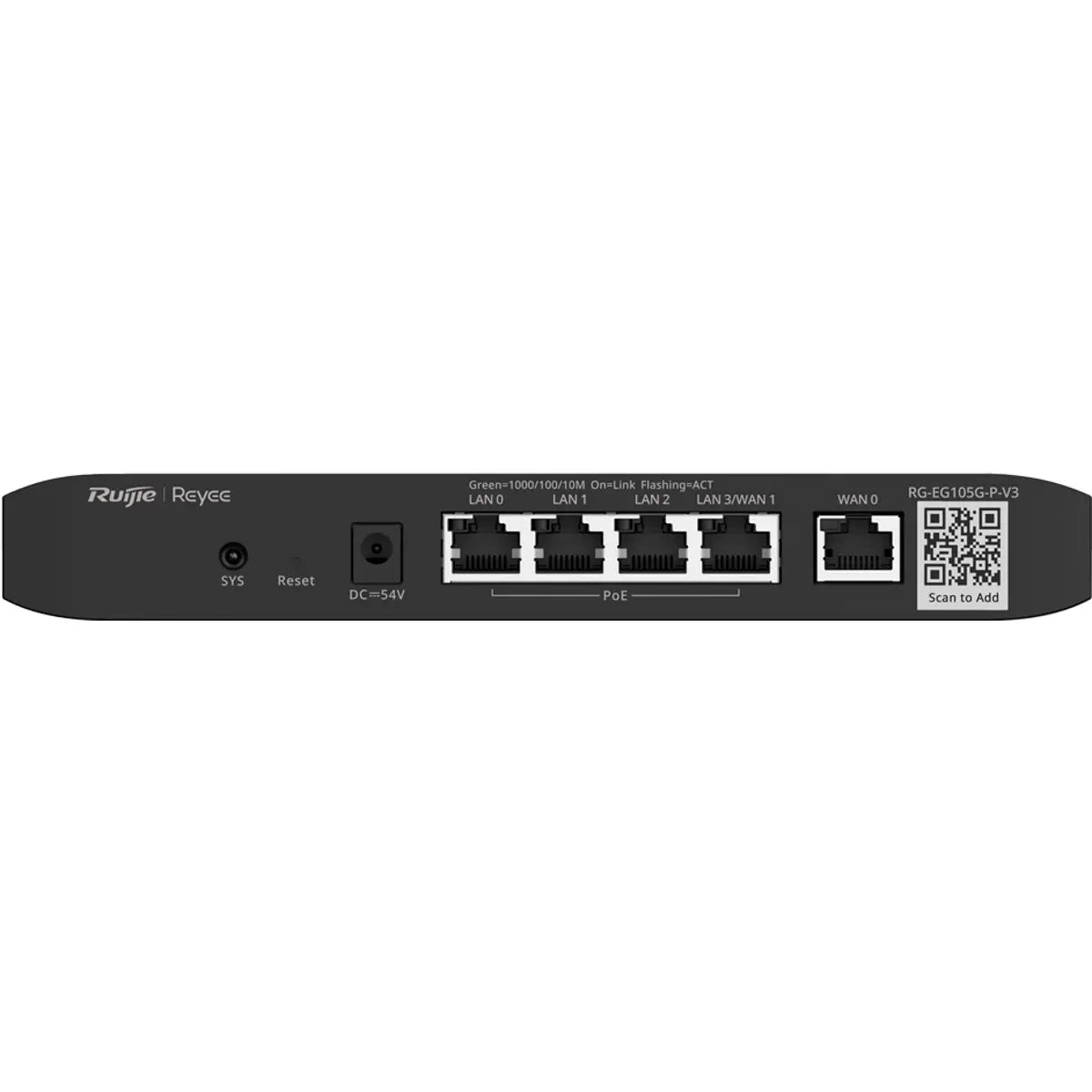 Reyee RG-EG105G-P V3 - Router Cloud PoE Gigabit - imagem 5