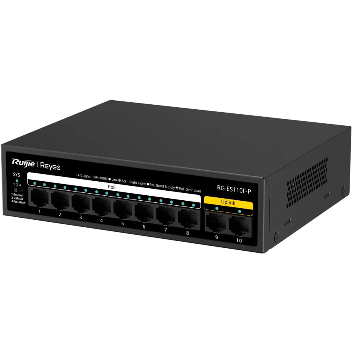 Reyee RG-ES110F-P - 10-Port 110W PoE Switch - image 3