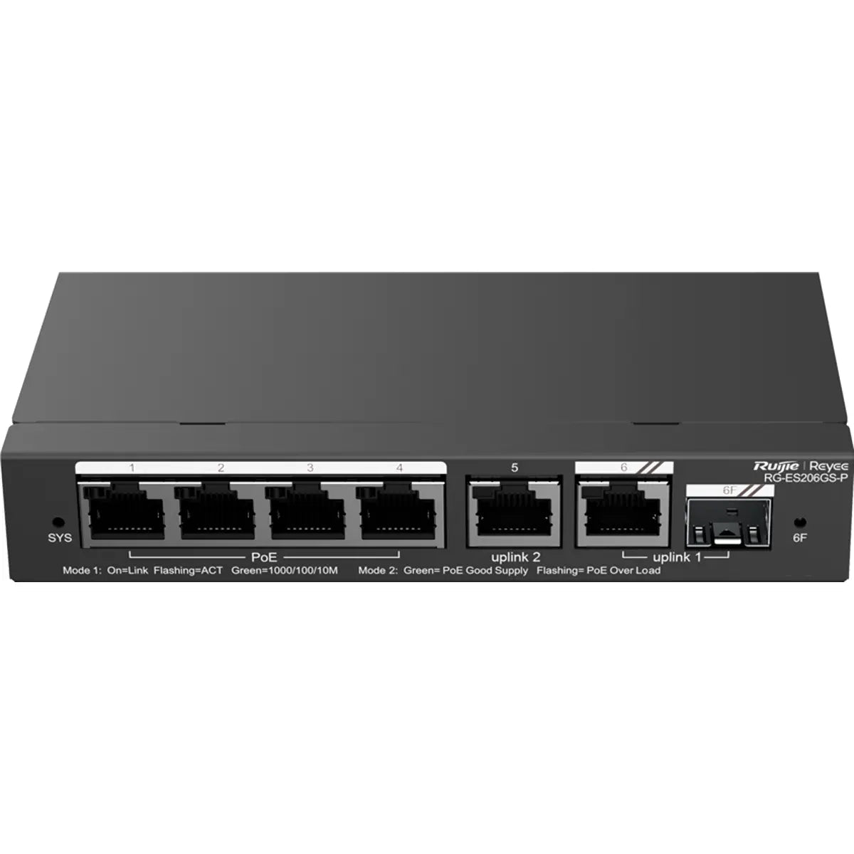 Reyee RG-ES206GS-P - Switch PoE Gigabit 54W - immagine 2