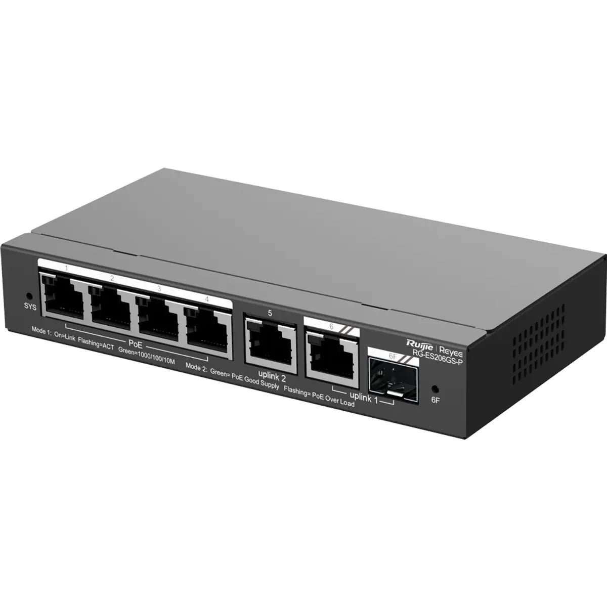 Reyee RG-ES206GS-P - Switch PoE Gigabit 54W - immagine 3